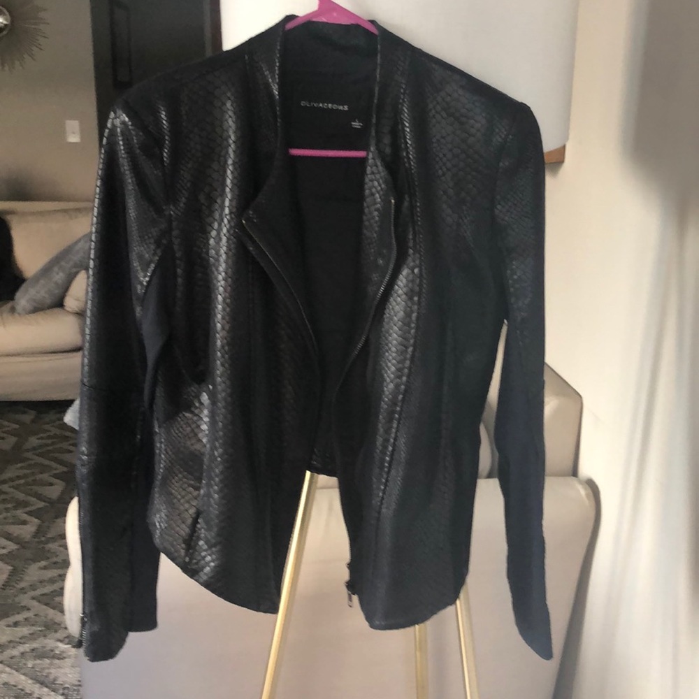 Vegan leather jacket